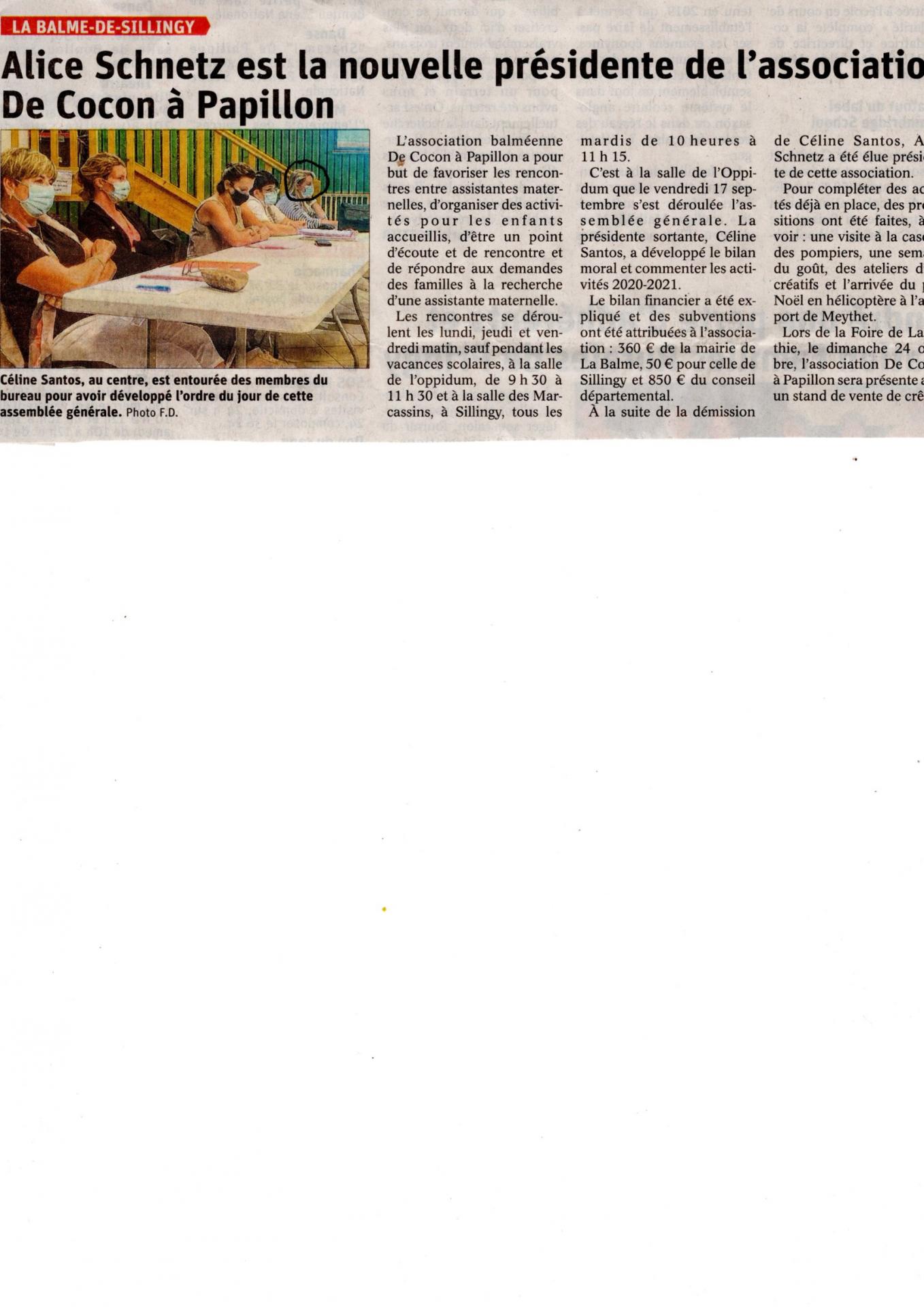 Article dauphine nelle presidente